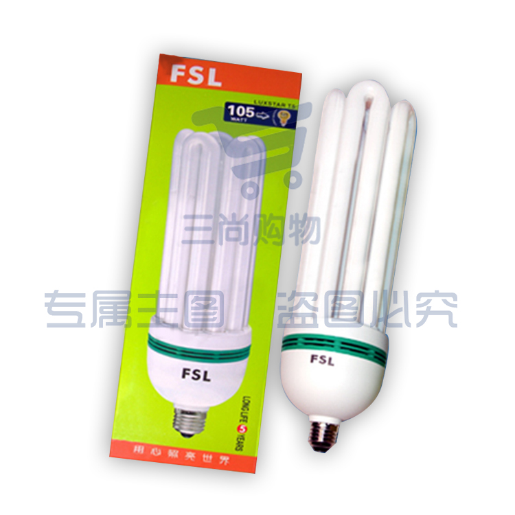 佛山FSL T5/5U/E40/105W/6500k(火箭炮) 电子节能灯泡