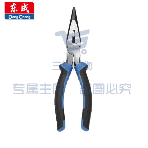 东成  手动工具尖嘴钳 斜嘴钳  尖嘴钳8寸200mm   货号：JC