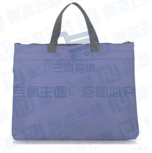 得力5845手提拉链袋(蓝)