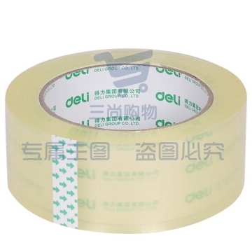 得力30175封箱胶带45mm*100y*50um(6卷/筒)  
