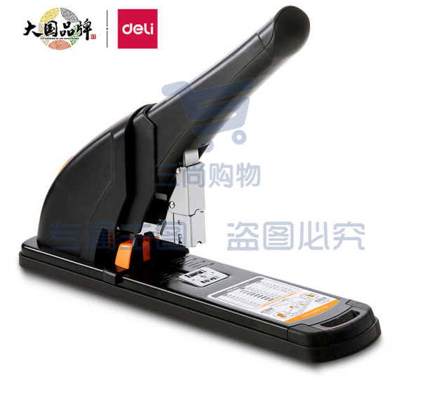 得力0385重型订书机(黑)2-210张