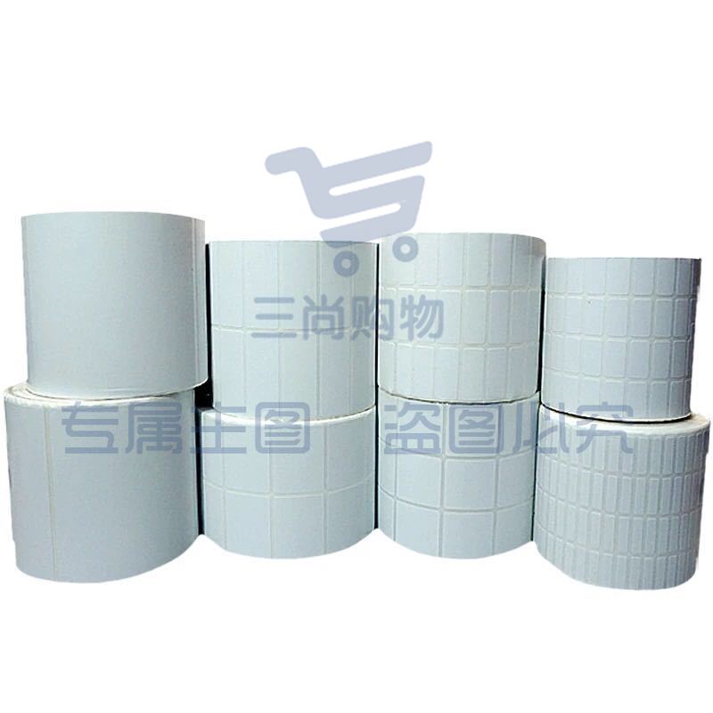 标签纸条码纸铜版不干胶标签纸打价机纸60*40*2000张单排