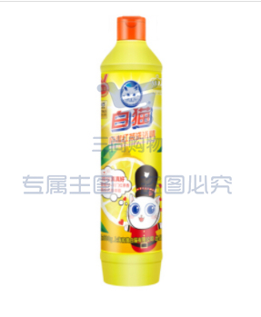 白猫柠檬红茶洗洁精500g/瓶