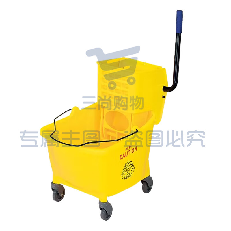白云清洁 32升大号榨水车AF08080 拖把墩布车压水桶