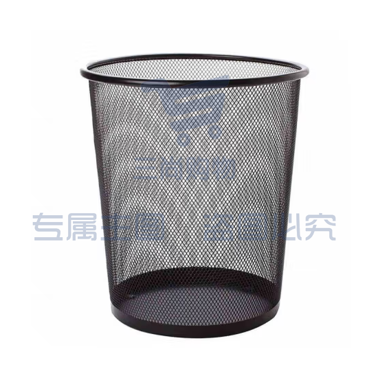 垃圾桶 分类垃圾桶 金属丝网垃圾桶12L