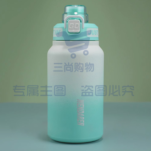 316不锈钢保温杯吸管水杯直饮保温壶运动水壶 800ml