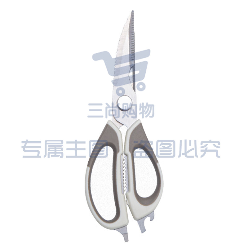 迪普尔 厨房剪刀家用不锈钢强力剪骨头专用鸡骨多功能烤肉食物剪子