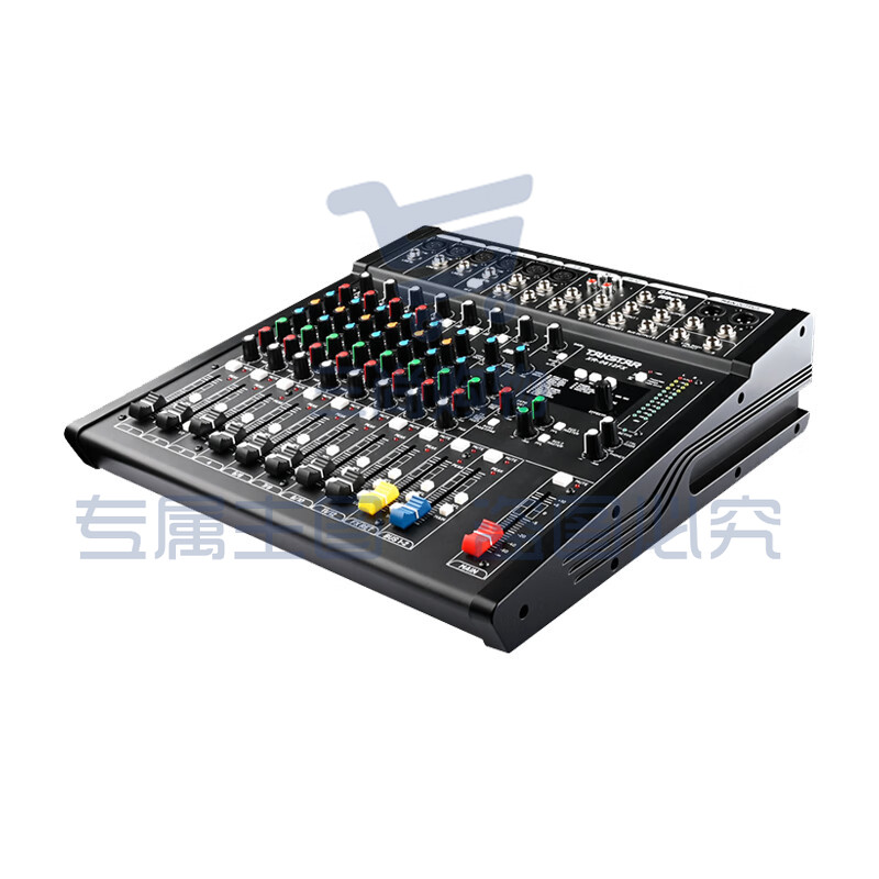 得胜 (TAKSTAR)XR-0612FX(2023款)模拟调⾳台 十二路 带蓝牙模块USB-A MP3播放高中低音可调节48V幻象电源 会议演出户外