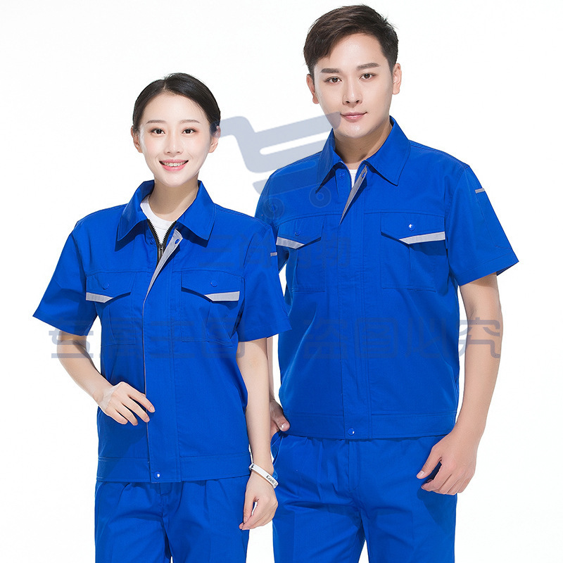 君御S301夏季工作服短袖全工艺涤棉细斜纹舒适透气时尚工装可绣字
