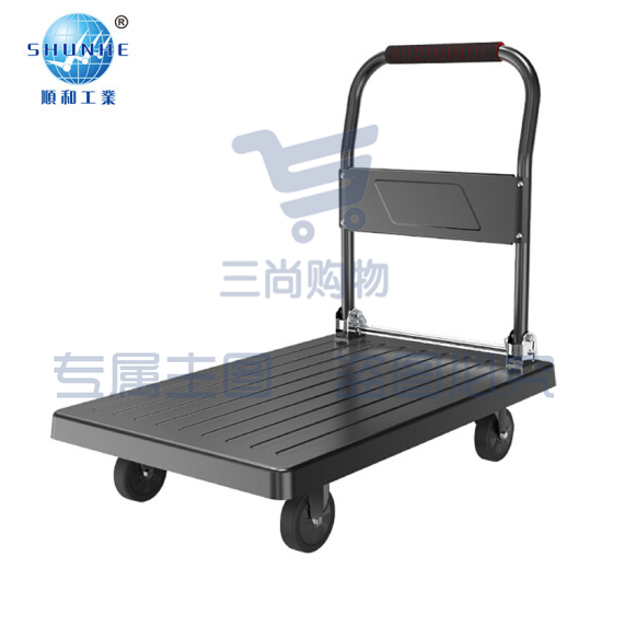 顺和 钢板车轻音搬运车  手推车 60*90cm 载重300KG