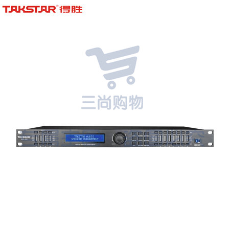 得胜(TAKSTAR) EKX-408 数字音频处理器 4进8出音频处理器 USB端口控制舞台剧院演出酒吧音频系统处理器