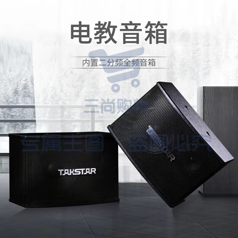 得胜(TAKSTAR)EKS-100音箱(对)适用于小型会议厅电教室小型KTV补声 电教音响喇叭 DBDZ款