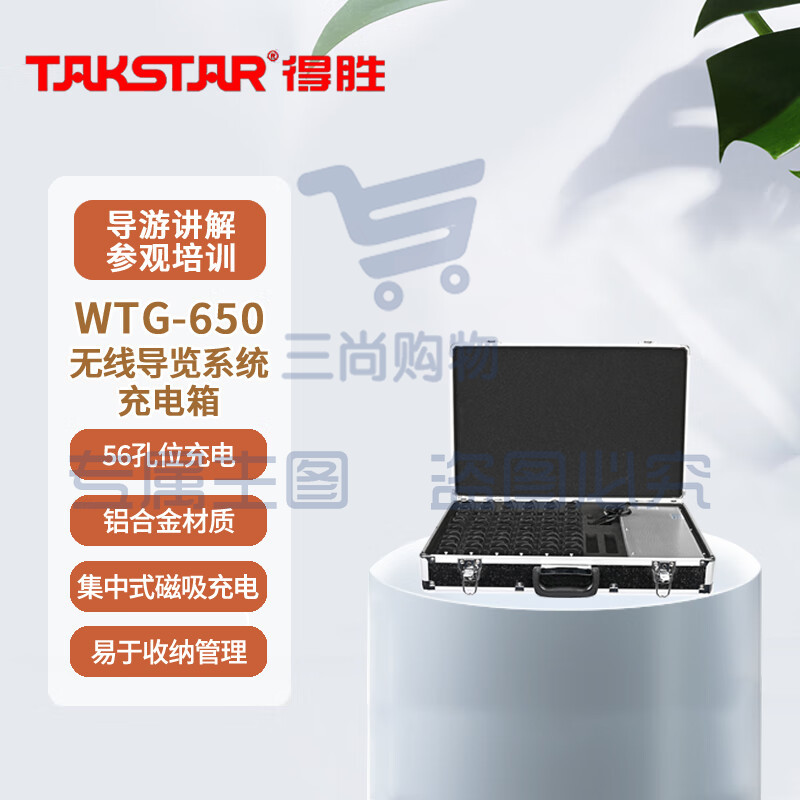 得胜 (TAKSTAR)WTG-650 无线导览讲解器 一对多传声系统导游教学同声传译 充电箱