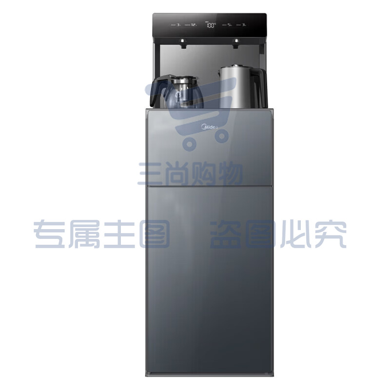 美的(Midea)茶吧机家用一体柜高端客厅办公室下置式智能自动上水多段控温饮水机 YCR-2362 温热型