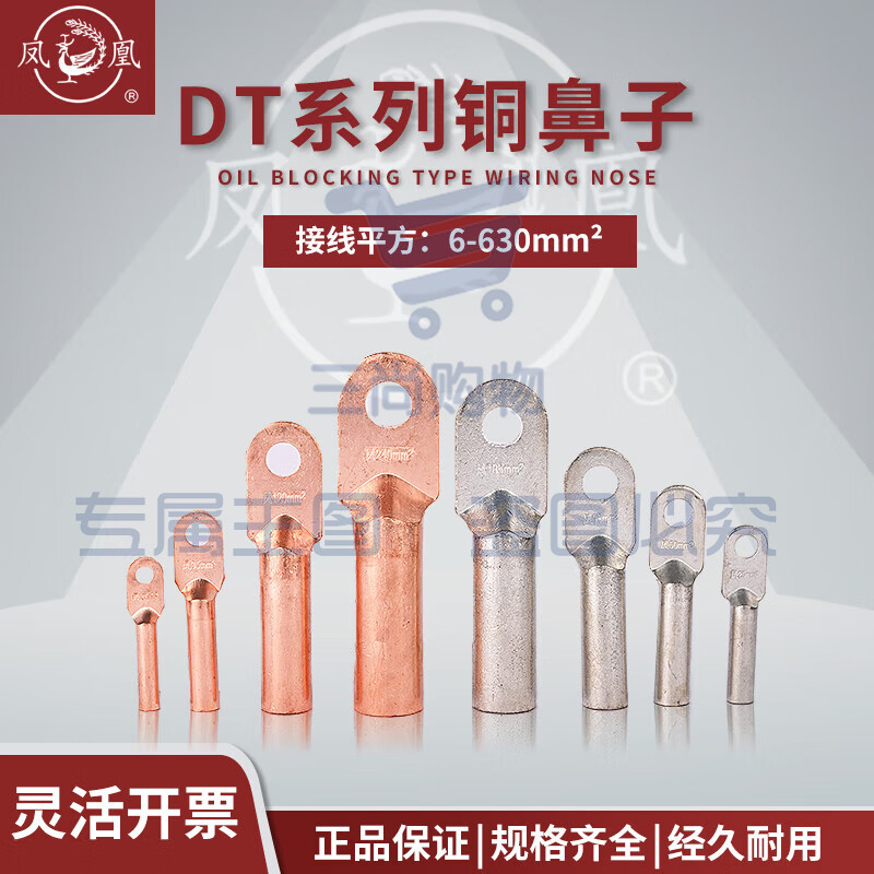 凤凰 DT--25平方 接线端子 铜端子铜鼻子