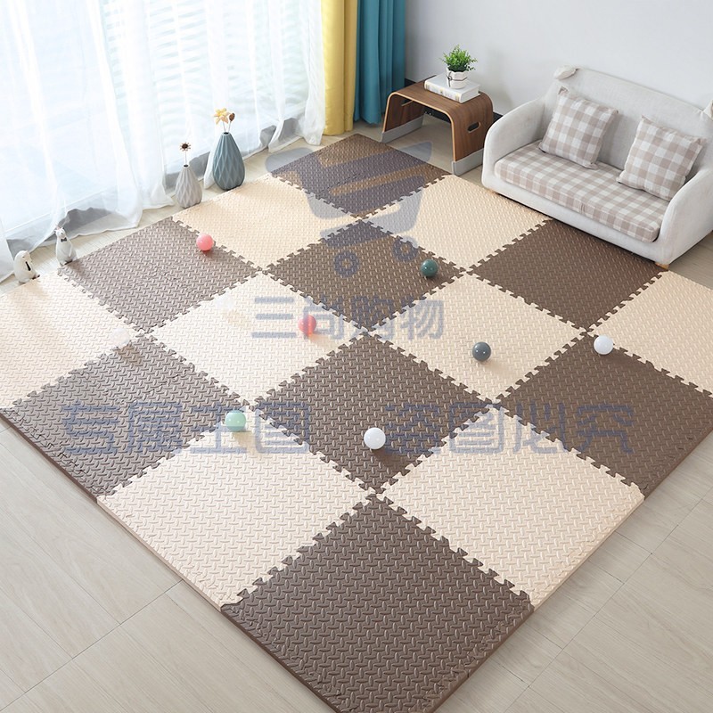 地垫家纺 宝宝婴儿爬行垫儿童卧室拼图地板 60*60cm 4个装