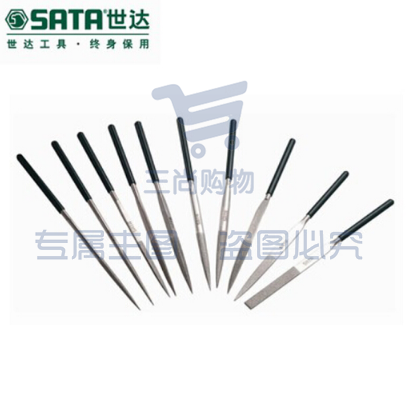 世达(SATA)03830 10件套金刚石整形锉4x160MM/打磨小工具套装钢锉