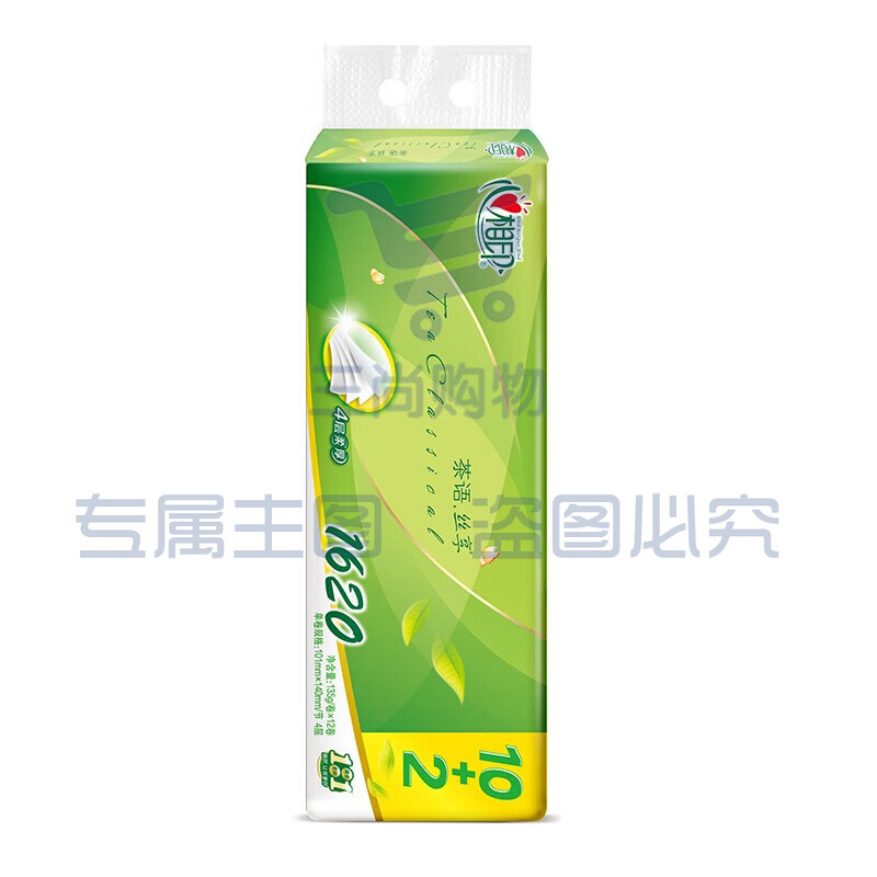 心相印 卷纸BT2812 4层12卷/提(135g/卷) 茶语丝享卷纸卫生纸