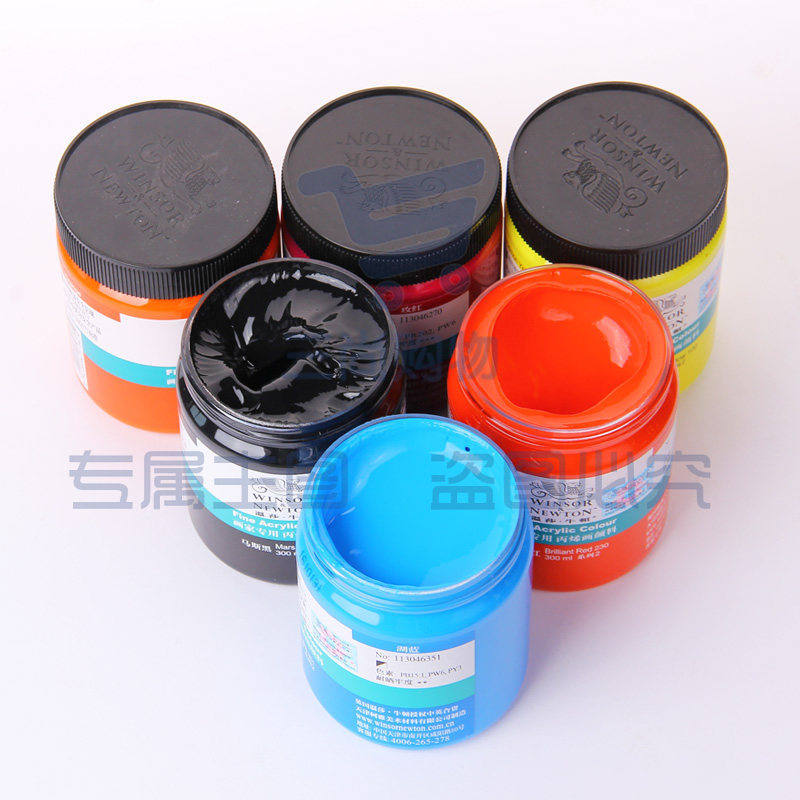 温莎牛顿   画家专用丙烯颜料300ml (下单备注颜色)