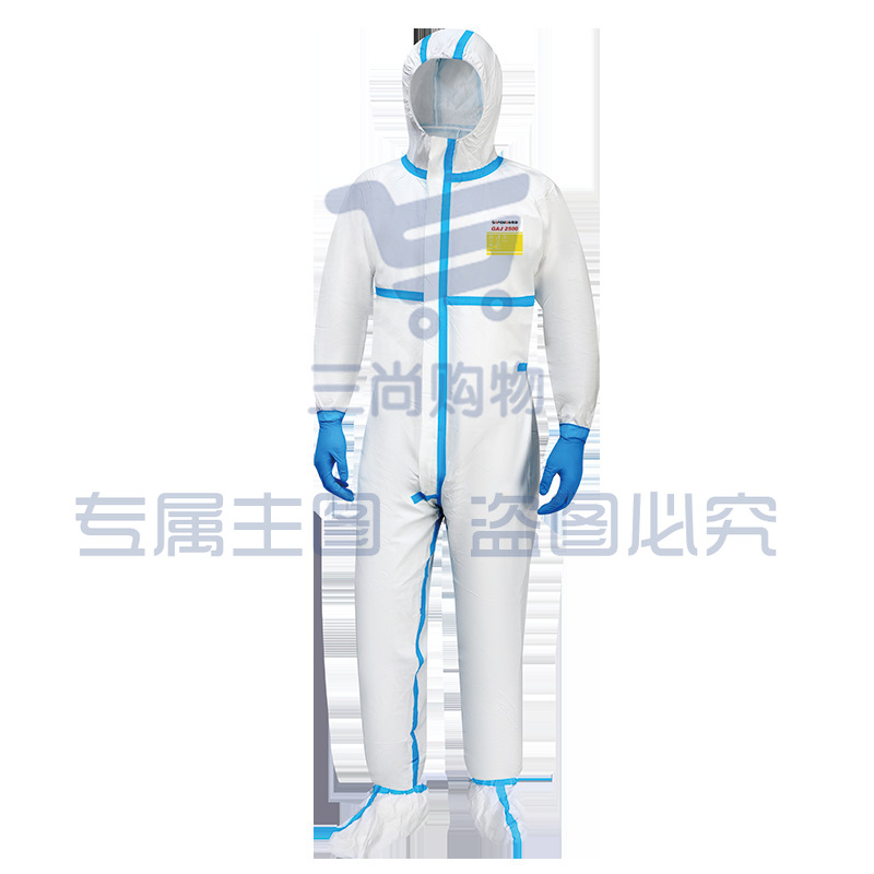 君御GAJ2500疫情防护服胶条型连体病毒微生物检查隔离衣非灭菌