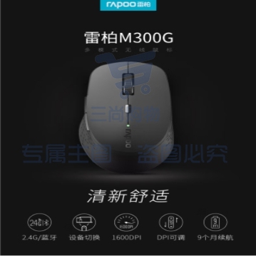雷柏（Rapoo） M300G 无线蓝牙鼠标
