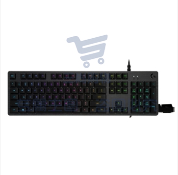 罗技(Logitech) 有线机械键盘 全尺寸 RGB背光机械键盘 L轴 类红轴 G512