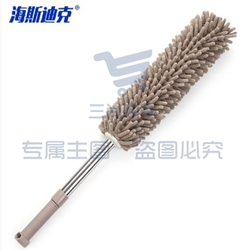 海斯迪克 HZL-36 雪尼尔除尘掸可伸缩除尘掸 汽车扫灰清洁工具 卡其色.