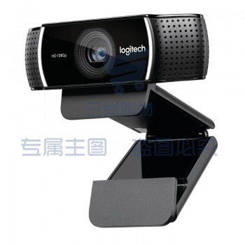 罗技(Logitech)Pro C922 高清网络直播摄像头 自动对焦 麦克风