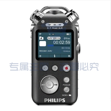 飞利浦（PHILIPS）VTR8800 16G 高端精选 录音笔 12通道发烧HIFI音乐播放器