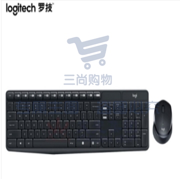罗技(Logitech)MK315 键鼠套装 无线键鼠套装办公键鼠套装 静音 全尺寸 黑色(.208)