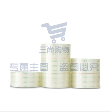 得力 30205 透明胶带 48mm*100Y 透明色.