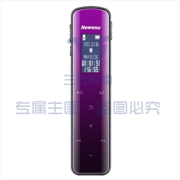 纽曼（Newsmy）录音笔 V29 16G 大电量长待机 触控键专业高清远距降噪声控FM收音机 学习培训会议留证 渐变紫 