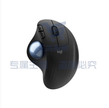 罗技ERGO M575无线轨迹球鼠标 石墨黑/珍珠白 可选