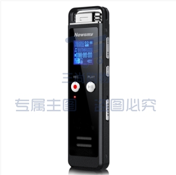 纽曼（Newsmy）录音笔 RV75 8G 发烧级无损录音 学习培训商务会议记录留证 MP3播放器 炫酷灰 