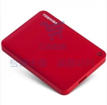东芝(TOSHIBA) 1TB 移动硬盘 V10系列 USB3.2 Gen1 2.5英寸 机械硬盘 酒红 兼容Mac 密码保护 轻松备份