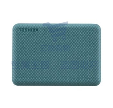 东芝(TOSHIBA) 2TB 移动硬盘 V10系列 USB3.2 Gen1 2.5英寸 机械硬盘 黛绿 兼容Mac 密码保护 轻松备份