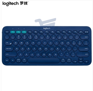 罗技(Logitech)K380 键盘 无线蓝牙键盘 办公键盘 女性 便携 超薄键盘 笔记本键盘 蓝色
