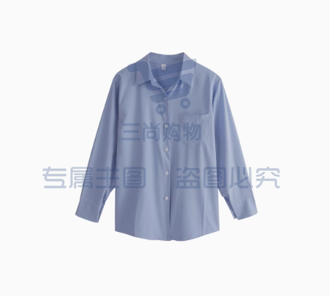  白色长袖防晒衬衫女夏季