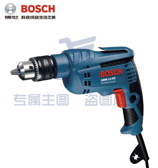 博世(BOSCH) GBM 13 RE 600瓦带正反转电子调速手电钻 原厂标配 (