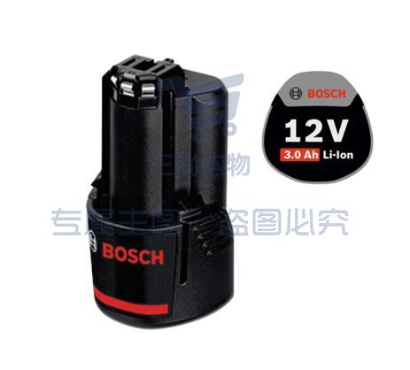 博世(BOSCH) 12V通用型插入式锂电池 锂电池充电器 博世电动工具专用 3.0Ah×1 锂电电池  (