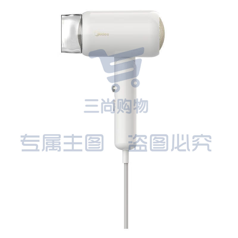 美的吹风机家用便携负离子电吹风恒温速干护发不伤发可折叠大功率大风力吹风筒学生宿舍 【1400W速干】负离子护发AJ0604