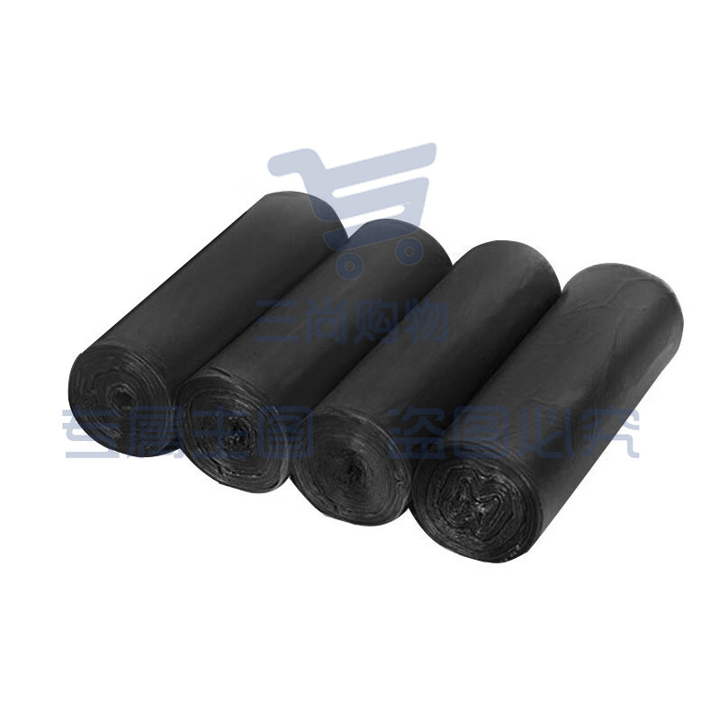 大号垃圾袋加厚家用黑色 55cm*65cm*100只点断垃圾袋垃圾分类