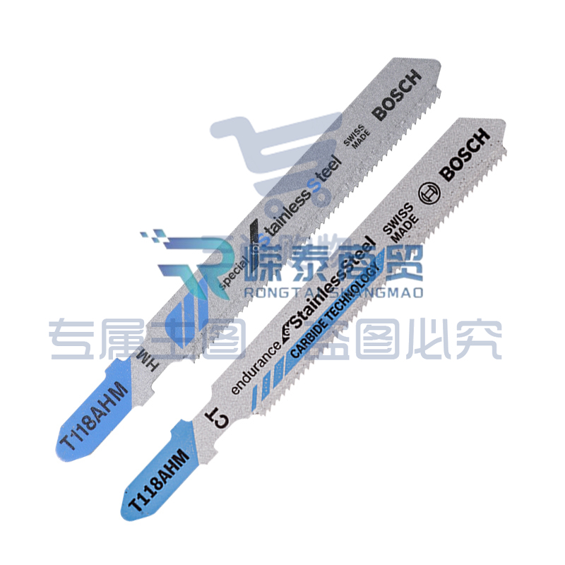 博世(BOSCH)曲线锯条 T118AHM  不锈钢切割 (3支装) (