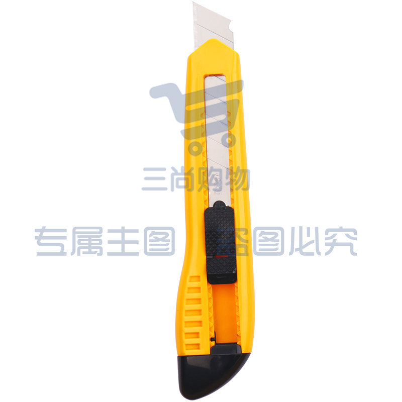 得力(deli) 锋利自锁美工刀壁纸刀裁纸刀地毯刀15刀头金属壁纸刀墙裁纸刀片重型工业用工具刀 DL004 美工刀