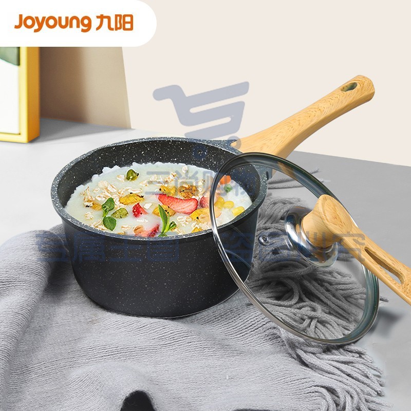 九阳(Joyoung)麦饭石色奶锅不粘锅18cm TLB1853D (