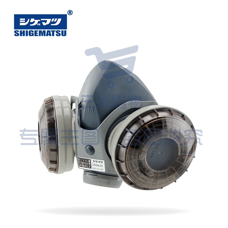 日本重松防尘口罩面罩DR28SU2K滤芯原装焊工电焊烟防煤矿粉尘水洗
