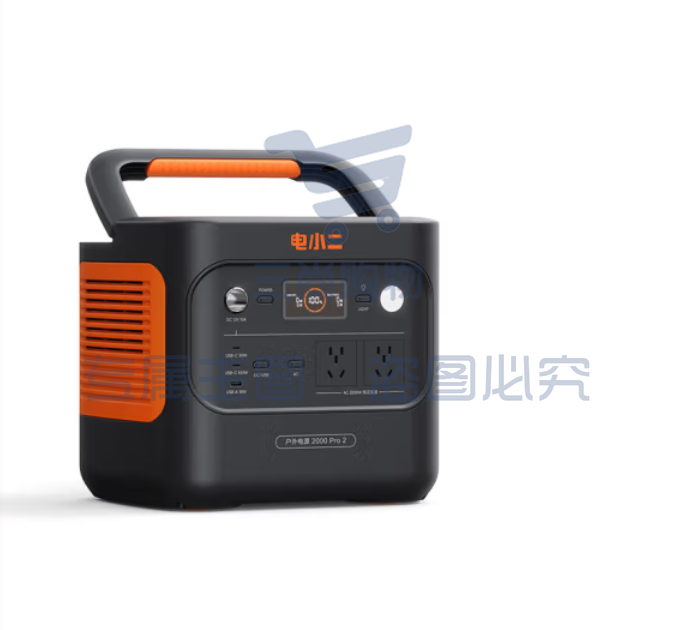 电小二新品更小更轻2度电户外电源2200W快充移动220V大容量便携自驾旅游 2200W 新品2000Pro2