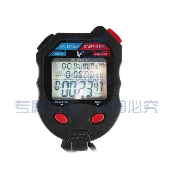 天福秒表 PC100D三排100道秒表 比赛计时器 运动计时多功能跑表