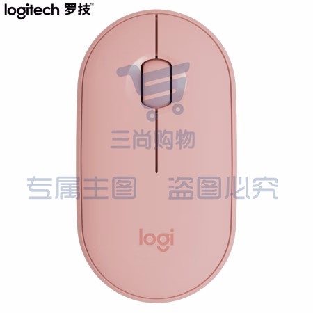 罗技(Logitech)Pebble鹅卵石 鼠标 无线蓝牙鼠标 办公鼠标 轻音鼠标 女性鼠标 便携鼠标 对称鼠标 玫瑰粉