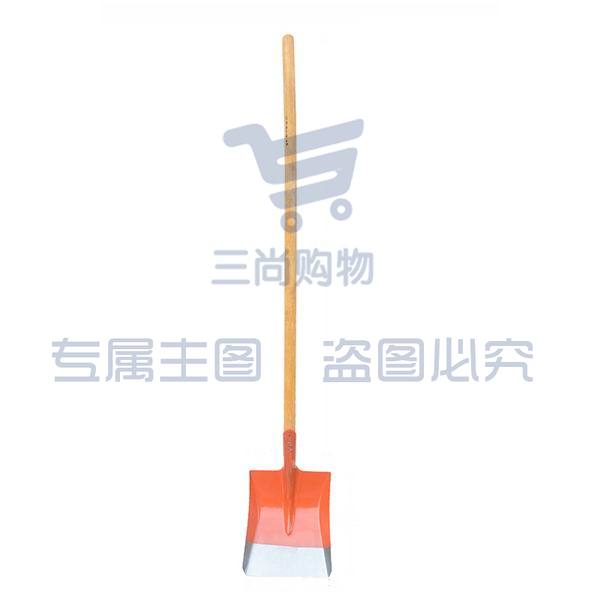 WEIYANG卫洋 方型铁锹 011 铁锨铁铲木柄1.2米 锰钢淬火 推雪铲子大号含柄
